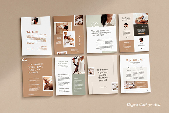 eBook duopack / CANVA, INDD in Magazine Templates - product preview 14