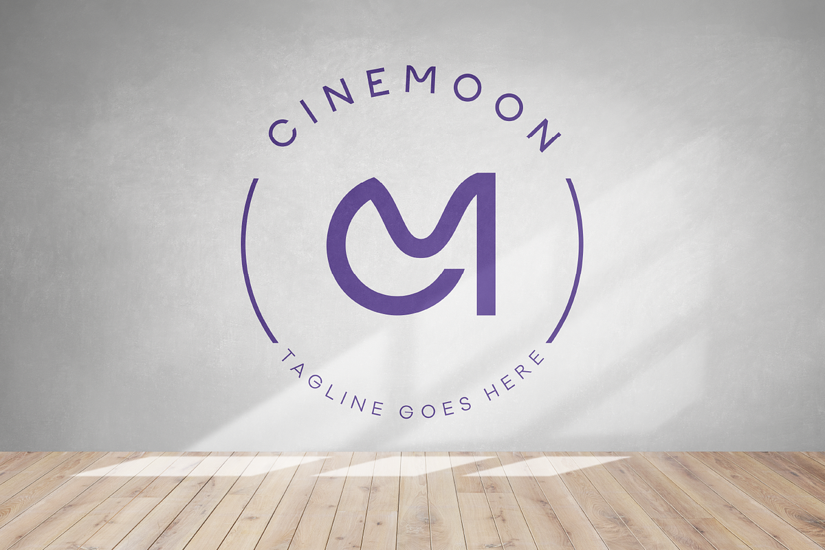 CineMoon Logo Design in Logo Templates - product preview 8