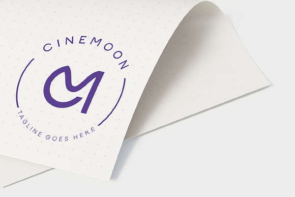 CineMoon Logo Design in Logo Templates - product preview 1