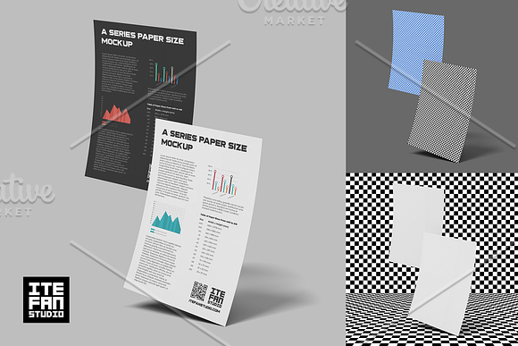 A Series Paper Size Mockup - Vol 1 in Product Mockups - product preview 1