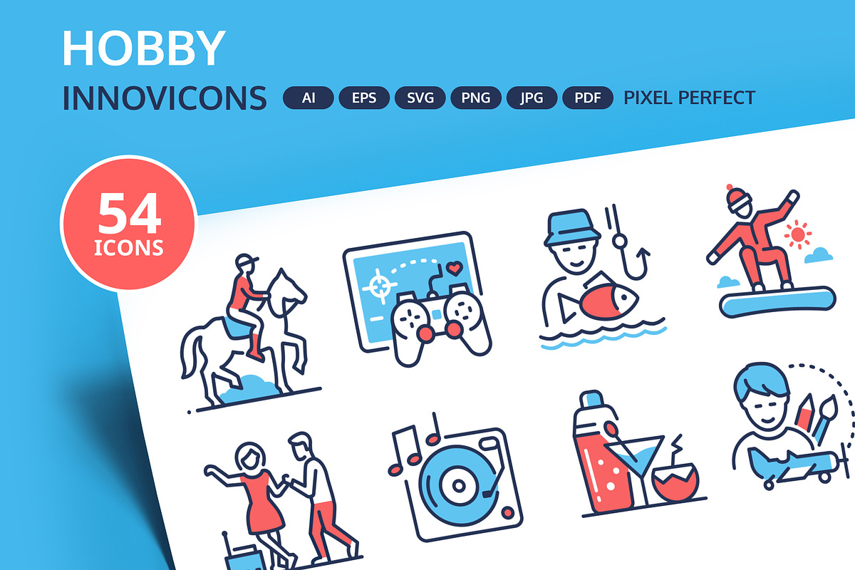 Hobby Innovicons Icons Bundle in Icons - product preview 8