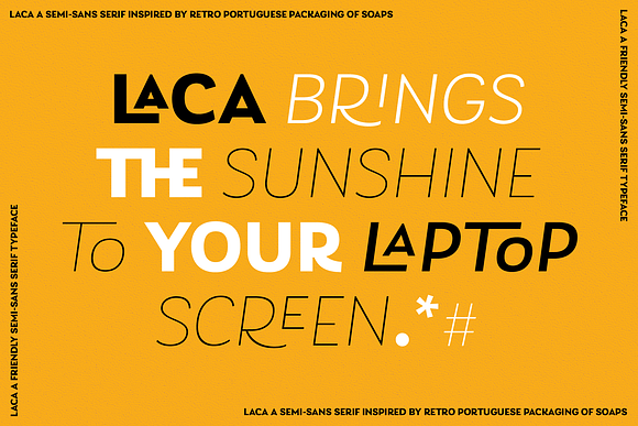 Laca in Sans-Serif Fonts - product preview 9