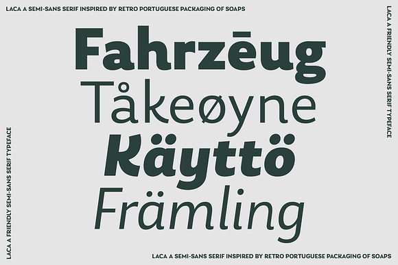 Laca in Sans-Serif Fonts - product preview 14