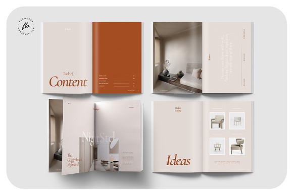 OLUSH Home & Living Magazine in Magazine Templates - product preview 1
