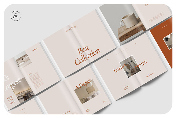 OLUSH Home & Living Magazine in Magazine Templates - product preview 4