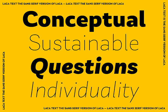 Laca Text in Sans-Serif Fonts - product preview 11