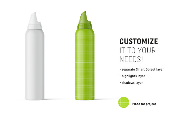 Matte cosmetic bottle mockup in Product Mockups - product preview 1