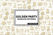 Golden Birthday Party Patterns