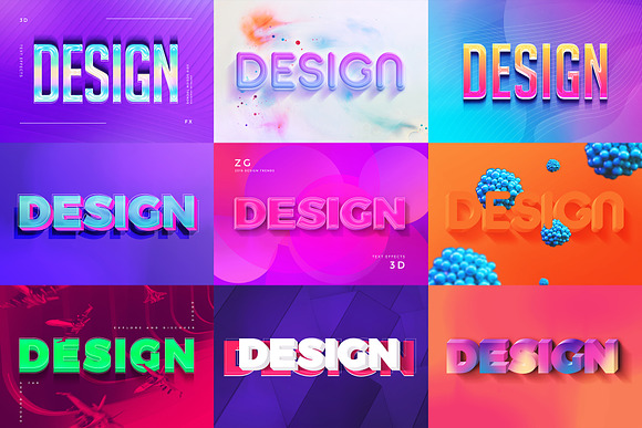 3D Text Effects Bundle Vol.4 in Add-Ons - product preview 7