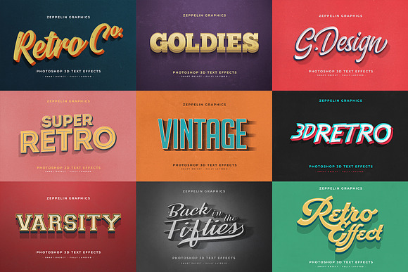 3D Text Effects Bundle Vol.4 in Add-Ons - product preview 9