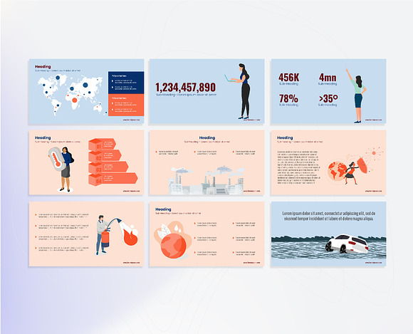 Climate Change PowerPoint Template in PowerPoint Templates - product preview 5