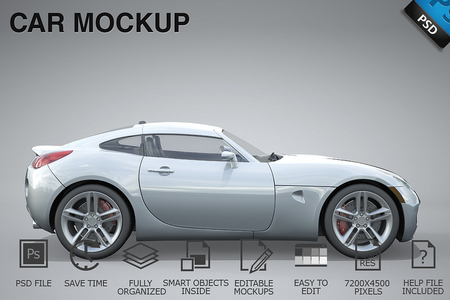 Car Mockup 04 in Mockup Templates - product preview 8