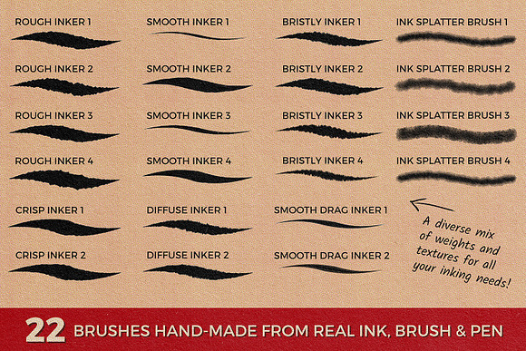 The Invincible Inker Brush Pack in Add-Ons - product preview 1
