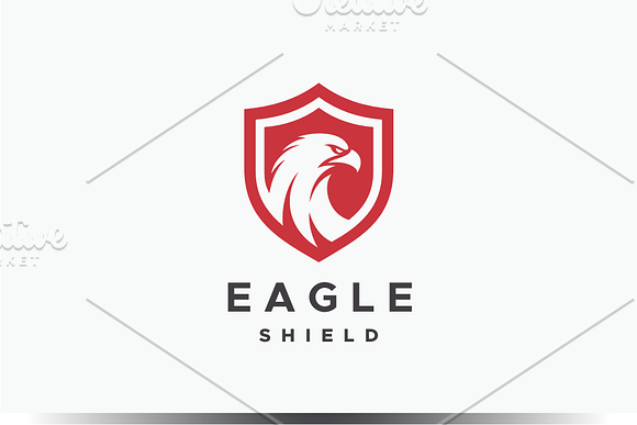 Eagle Shield Logo in Logo Templates - product preview 1