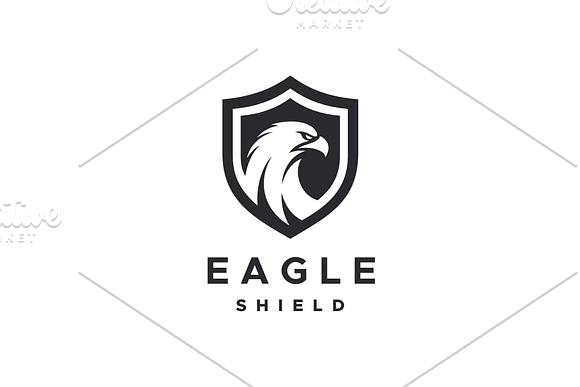 Eagle Shield Logo in Logo Templates - product preview 2