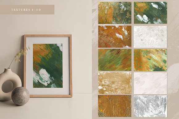 20 Golden Spring Acrylic Textures in Textures - product preview 2