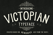 VICTOPIAN - A Vintage Typeface