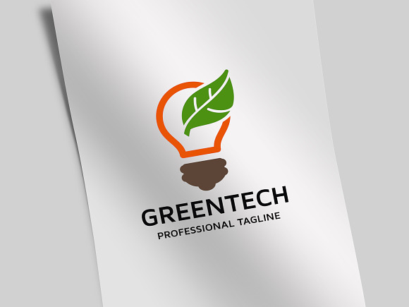 Green Tech Logo in Logo Templates - product preview 2