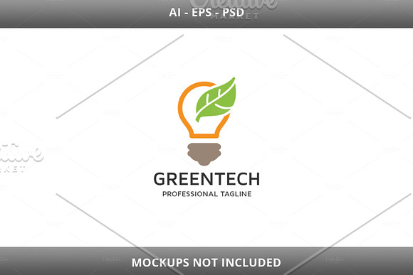 Green Tech Logo in Logo Templates - product preview 3
