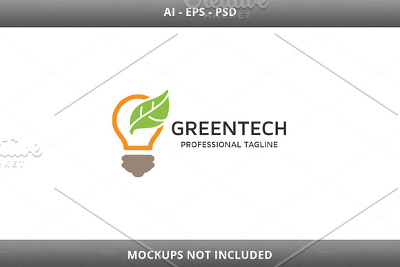 Green Tech Logo in Logo Templates - product preview 4