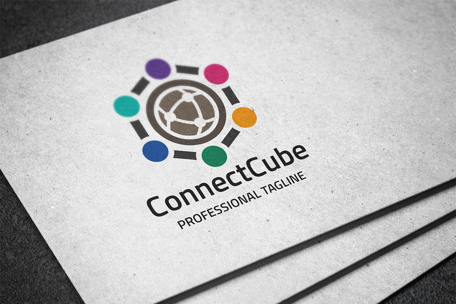Connect Cube Logo in Logo Templates - product preview 8