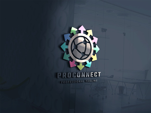 Pro Connect Logo in Logo Templates - product preview 1