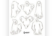 Whisper Ghost hand draw set.