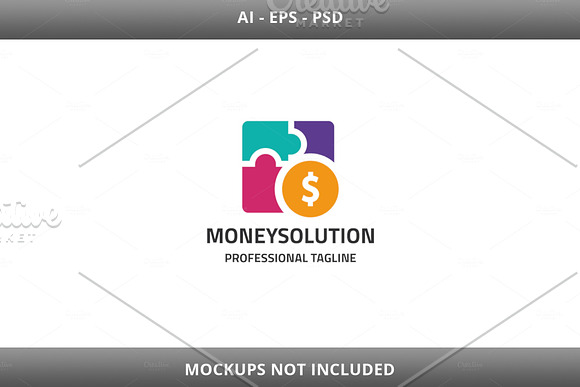 Money Solution Logo in Logo Templates - product preview 3