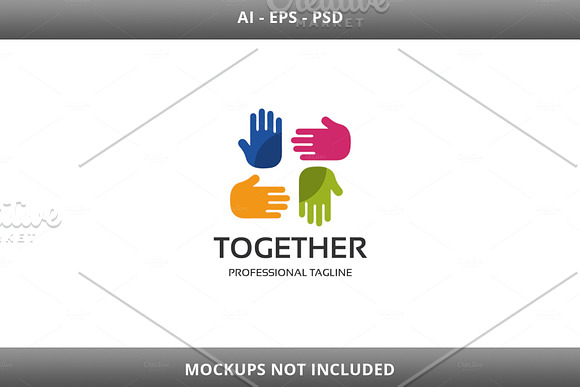 Together Logo in Logo Templates - product preview 3