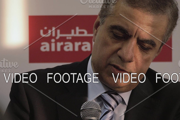 Press conference of Air Arabia