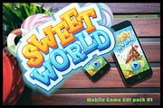 Sweet world mobile GUI pack 01