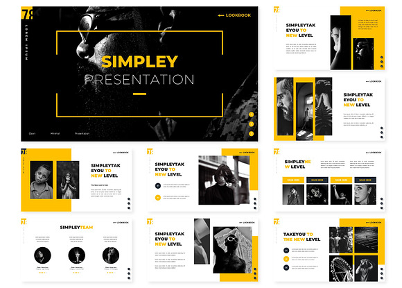 Simpley | Powerpoint Template in PowerPoint Templates - product preview 1