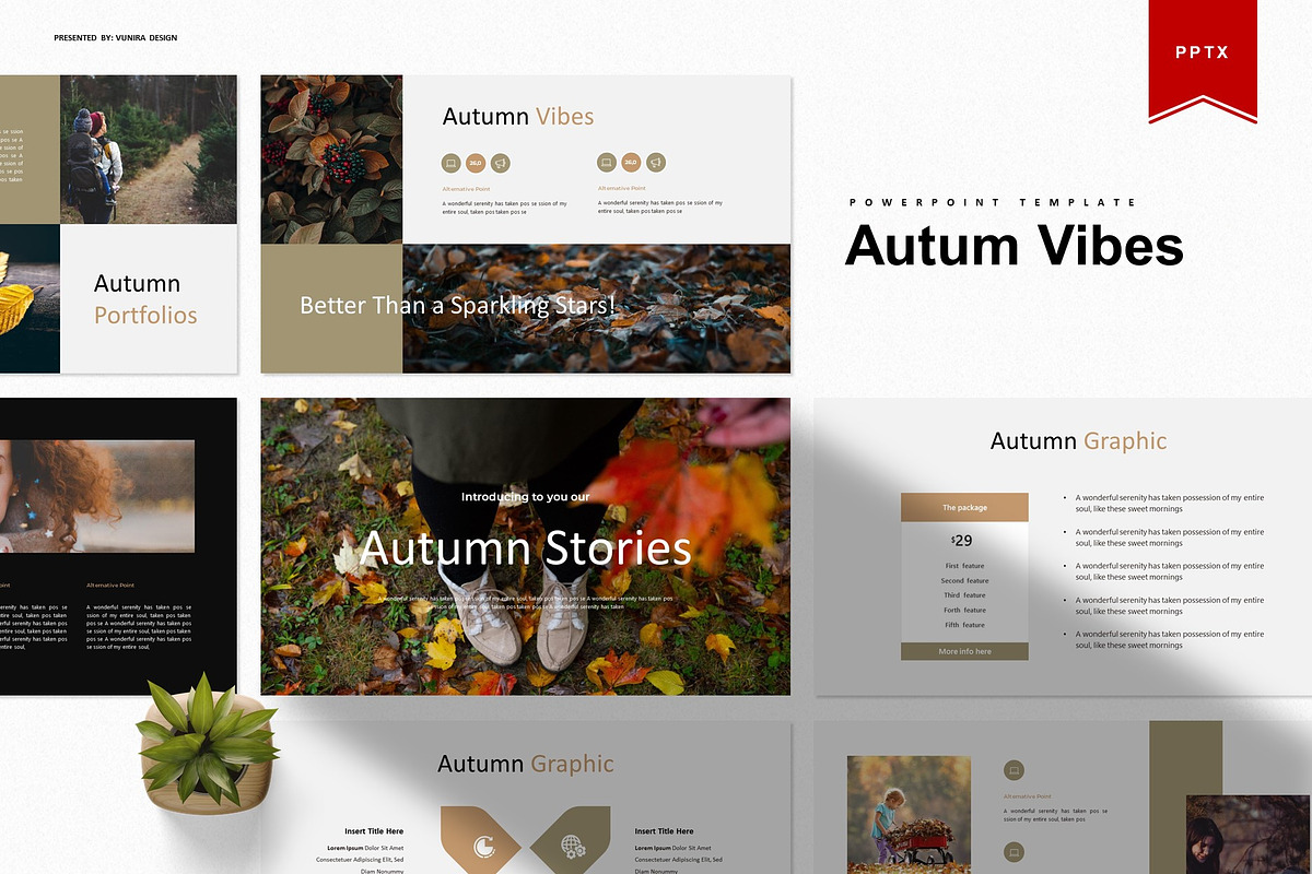 Autum Vibes | Powerpoint Template in PowerPoint Templates - product preview 8