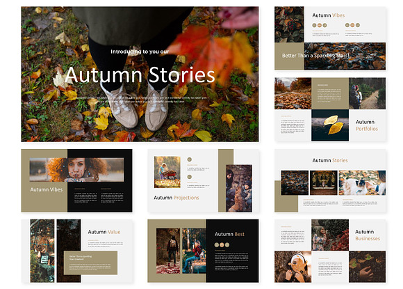 Autum Vibes | Powerpoint Template in PowerPoint Templates - product preview 1