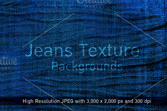 Jean Texture Backgrounds in Textures - product preview 4