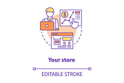 Your store concept icon