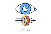 Optics color icon