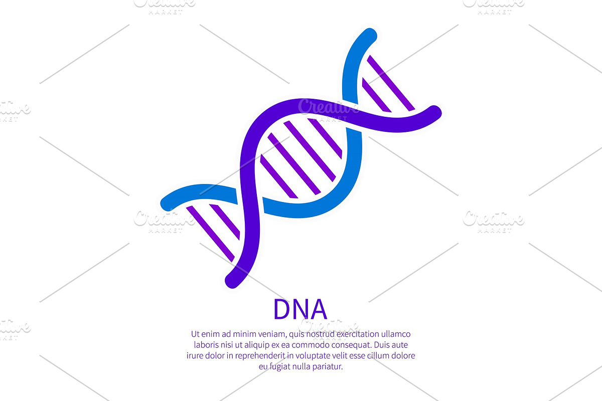 DNA Icon of Genetic Code in Illustrations - product preview 8