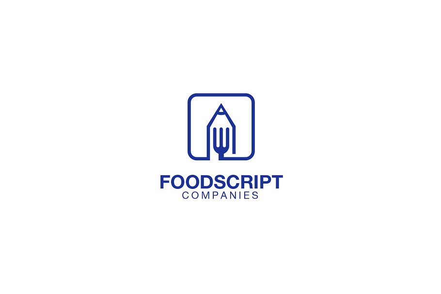 Food and Pencil Logo