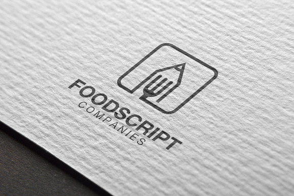 Food and Pencil Logo in Logo Templates - product preview 3