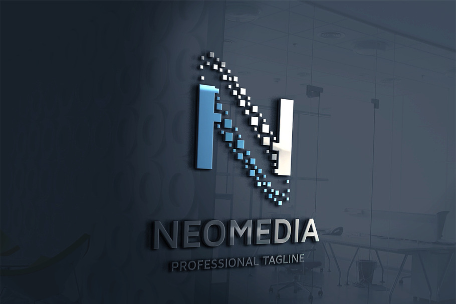 Neo Media Letter N Logo in Logo Templates - product preview 8