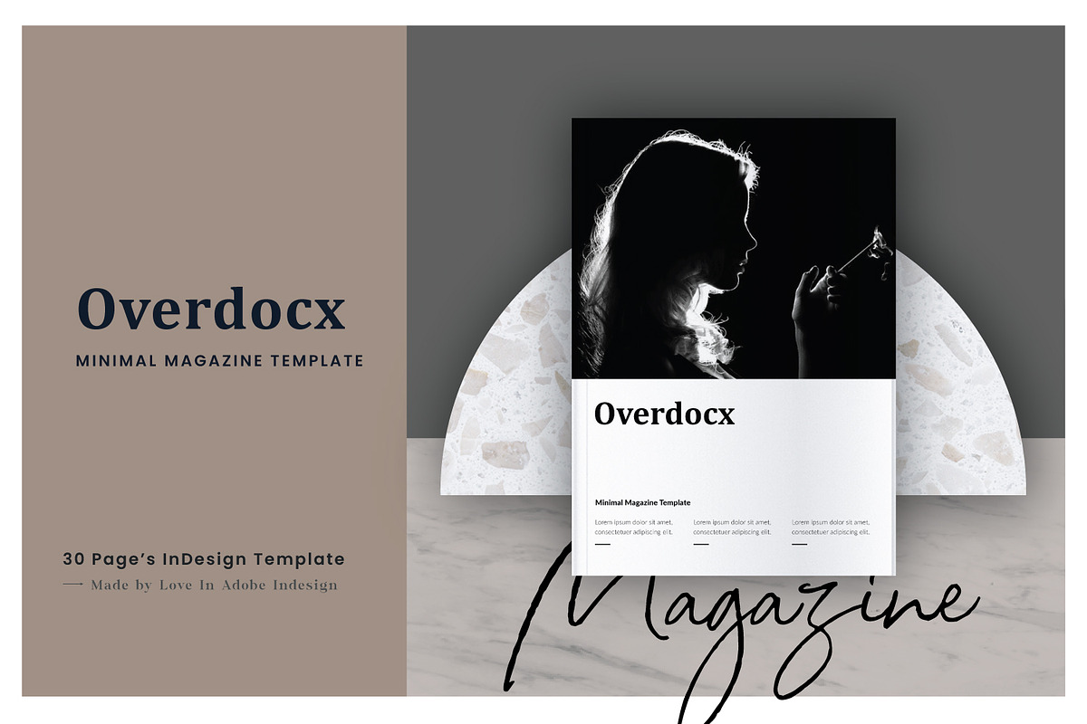 Overdocx Minimal Magazine in Magazine Templates - product preview 8