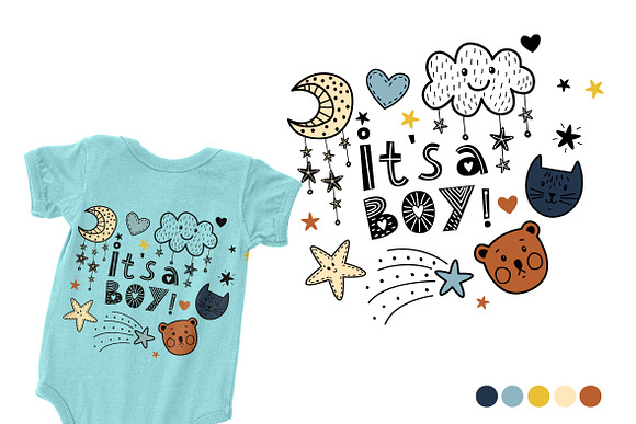 Baby cute font in Sans-Serif Fonts - product preview 5