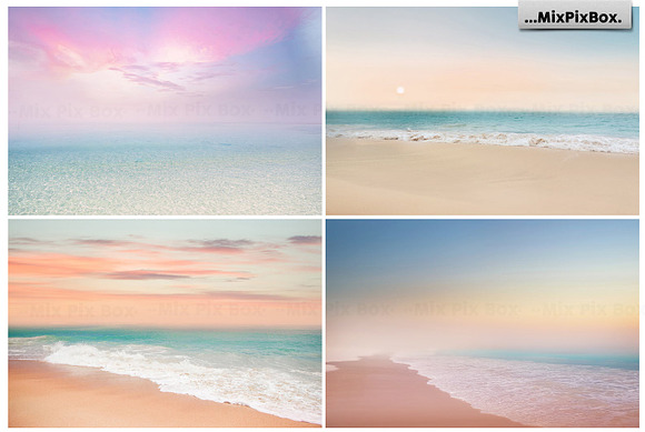 Dream Beach Backgrounds in Add-Ons - product preview 3