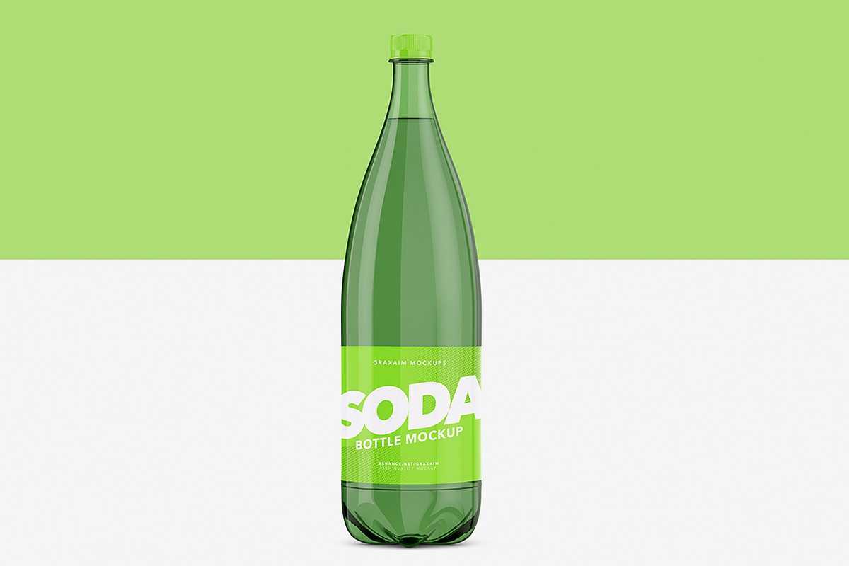 Soda Bottle Pet - Mockup in Mockup Templates - product preview 8