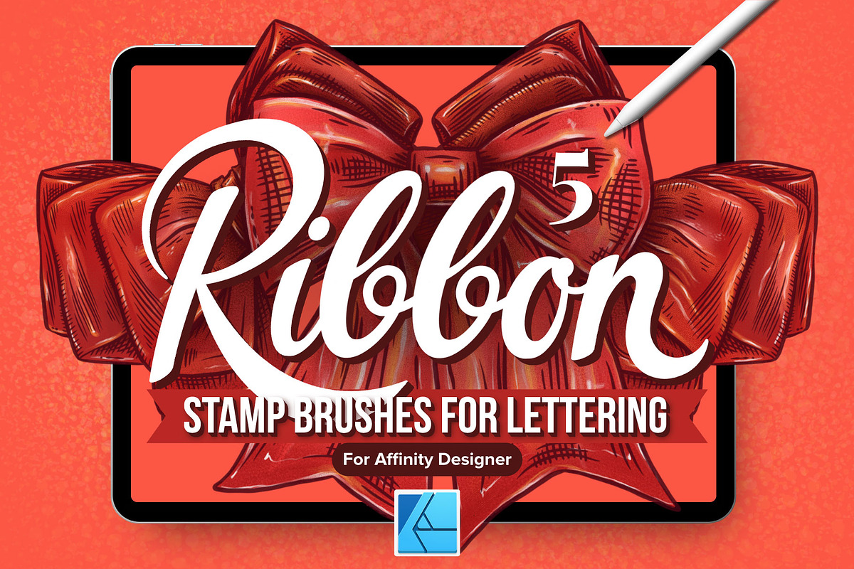 5 Ribbon Affinity Stamp Brushes in Add-Ons - product preview 8