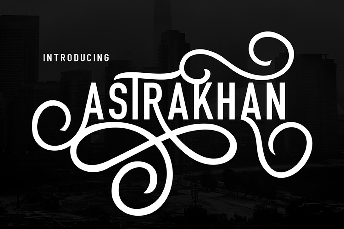 Astrakhan in Display Fonts - product preview 8