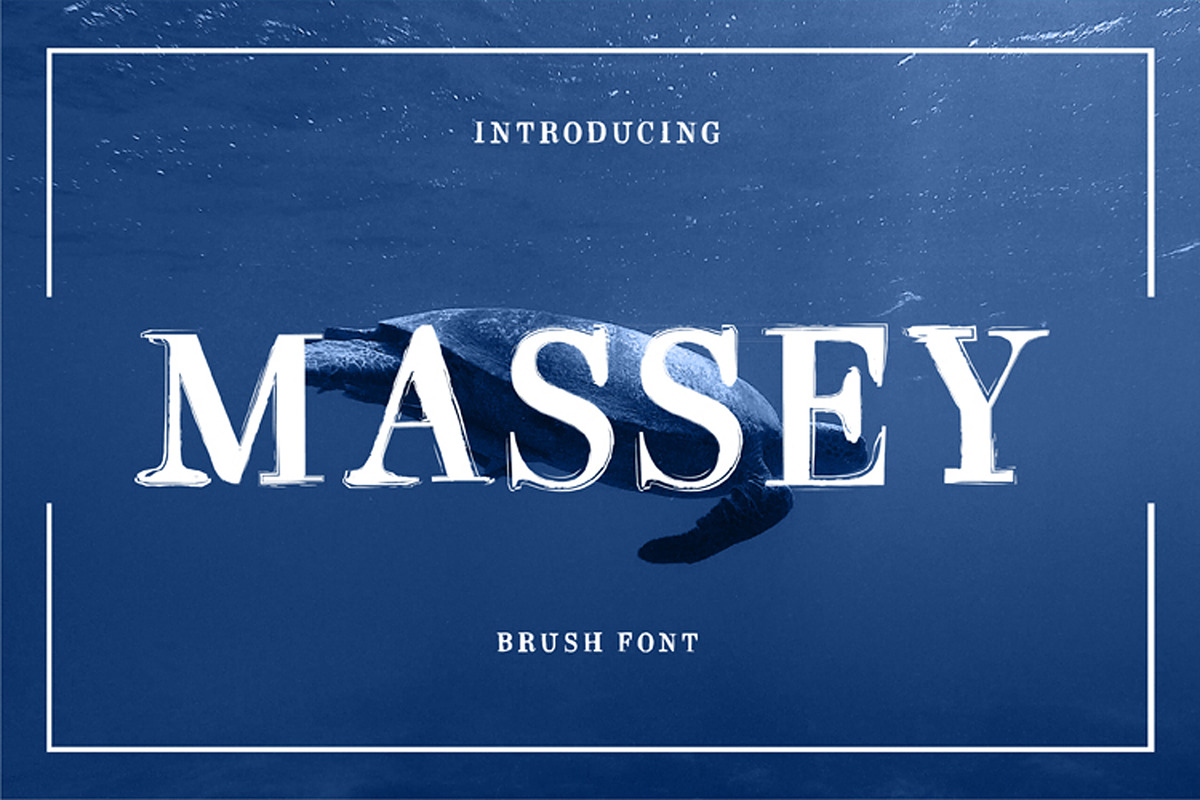 MASSEY in Display Fonts - product preview 8