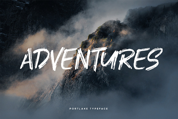 Portlake Brush Typeface in Display Fonts - product preview 1