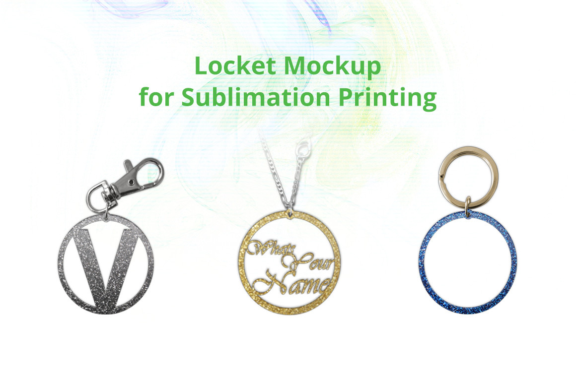 Download Round Locket Acrylic Mock-up | Creative Print Mockups ...